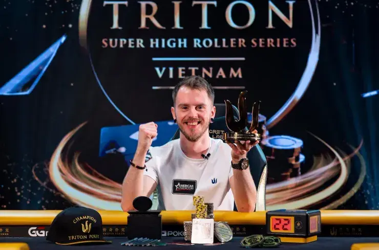 Mark Rubbathan, campeão do Evento #3 da Triton Vietnam (Foto: Triton Poker)
