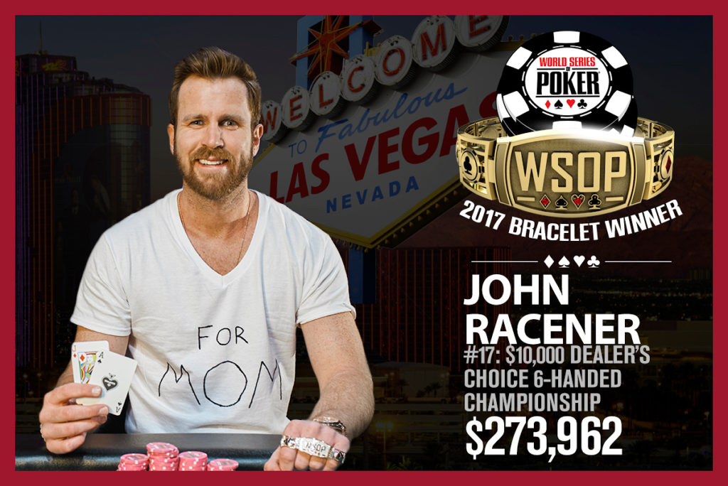 John Racener - Campeão Evento #17 - WSOP 2017