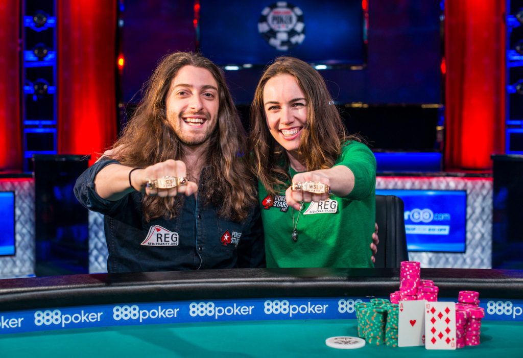 Igor Kurganov e Liv Boeree, campeões do Evento #2 (Tag Team Championship) - WSOP 2017