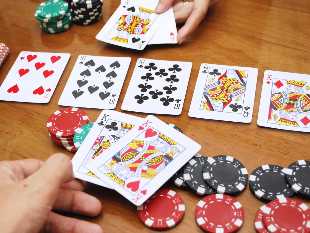 Mãos Texas Hold'em Poker