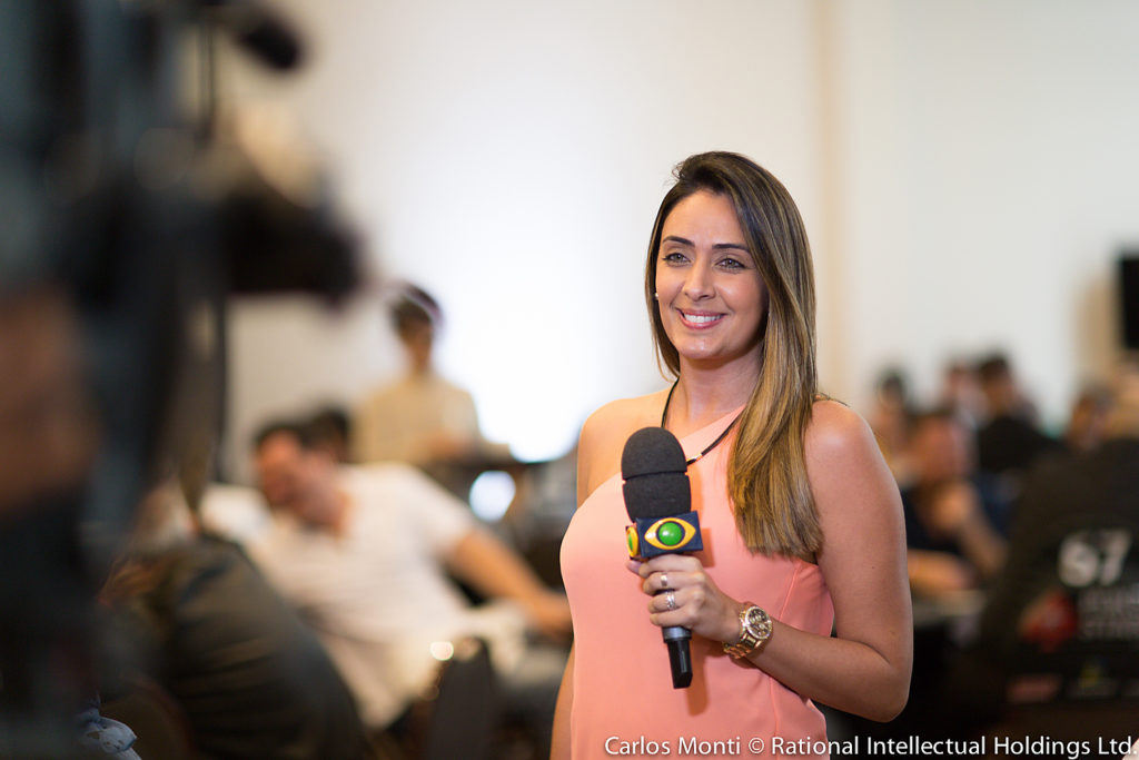 Mirelle Moschella - BSOP100 Foz do Iguaçu (Crédito: Carlos Monti)