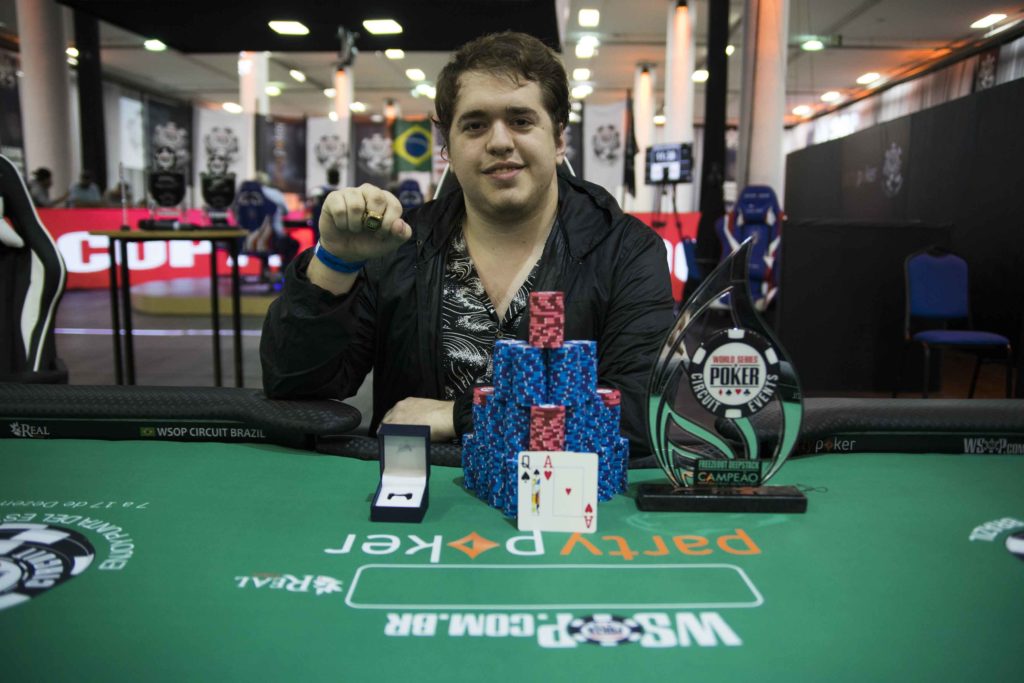 Ezequiel Waigel - Campeão Freezeout Deepstack - WSOP Brazil