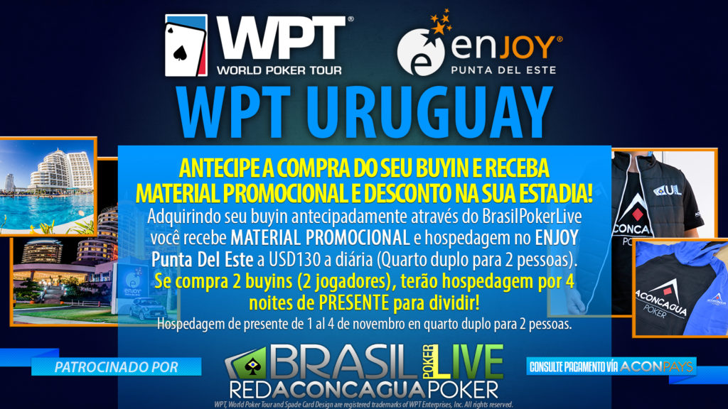 Promoção Brasil Poker Live para o WPT Uruguai