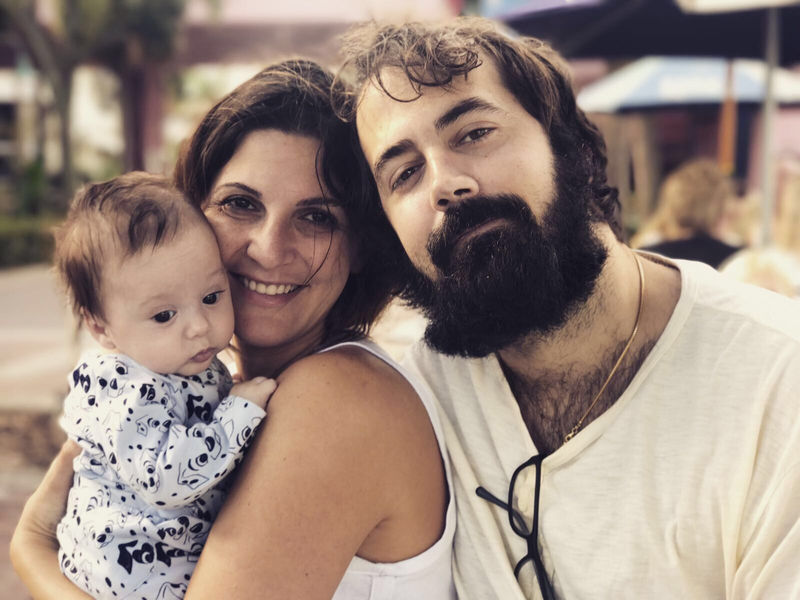 Marco, Natasha e Jason Mercier