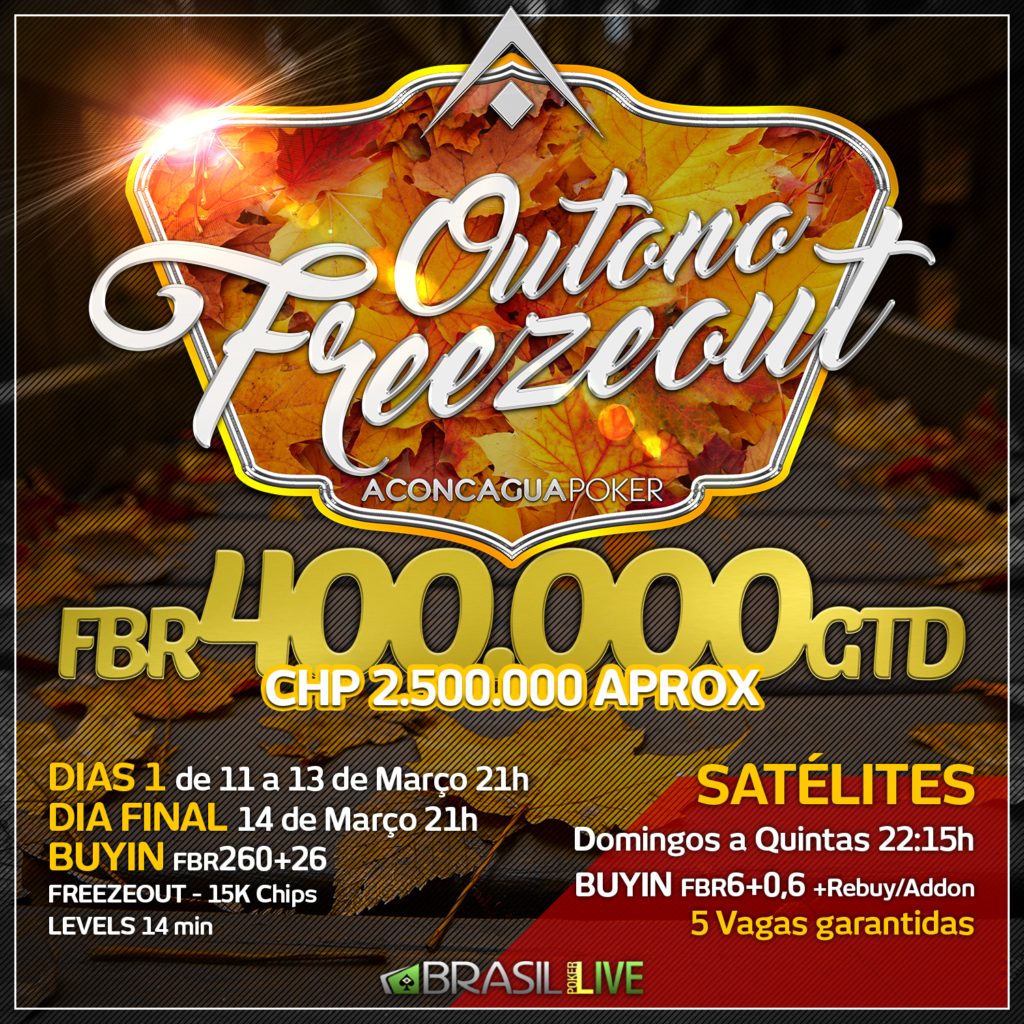 Outono Freezeout - Brasil Poker Live