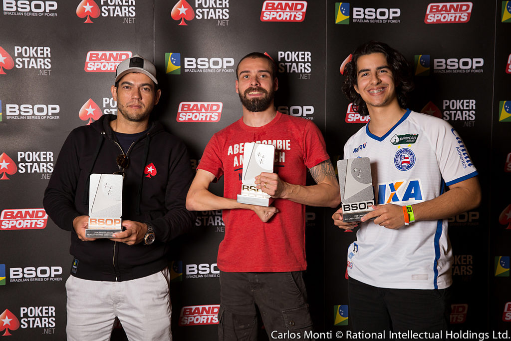 Pódio Last Chance Deepstack BSOP Brasília