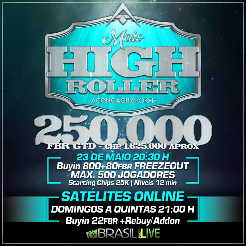 High Roller Freezeout - Brasil Poker Live