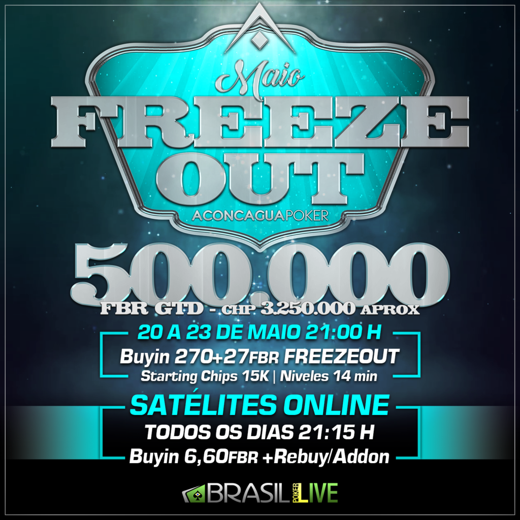 Maio Freezeout - Brasil Poker Live