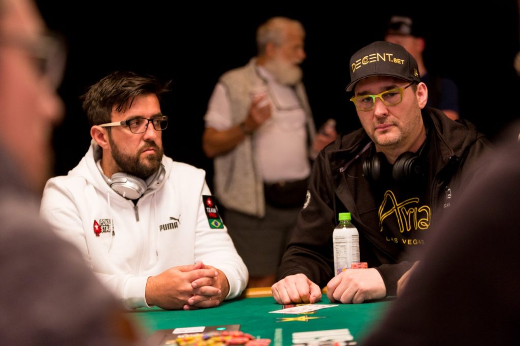 André Akkari e Phil Hellmuth - WSOP 2018