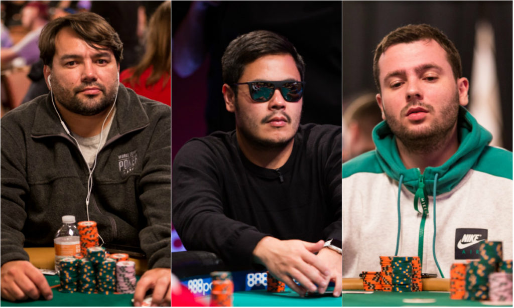 Ricardo Souza, Paulino Uemura e Victor Pedote - WSOP 2018