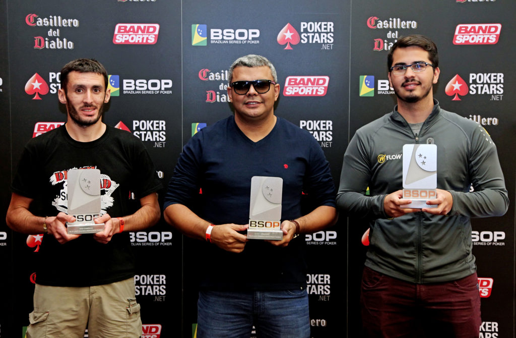 Nicolas Perez, Wilder Brito e Ivan Limeira - Last Chance Deepstack - BSOP São Paulo