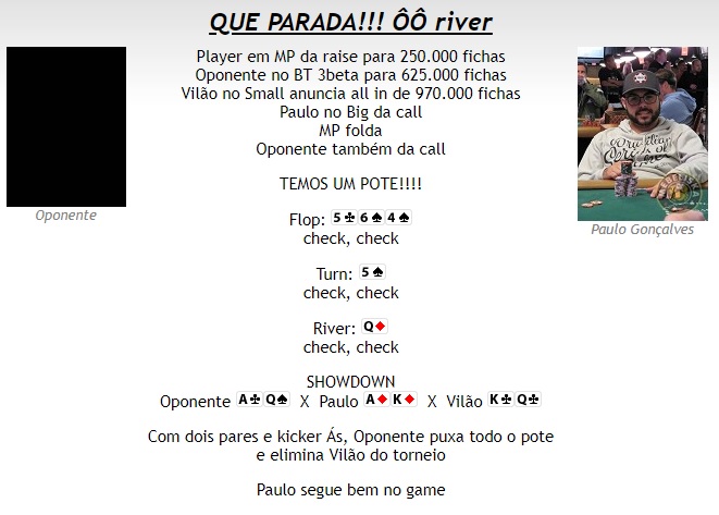 Paulo Gonçalves na WSOP