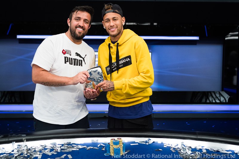 André Akkari e Neymar - EPT Barcelona