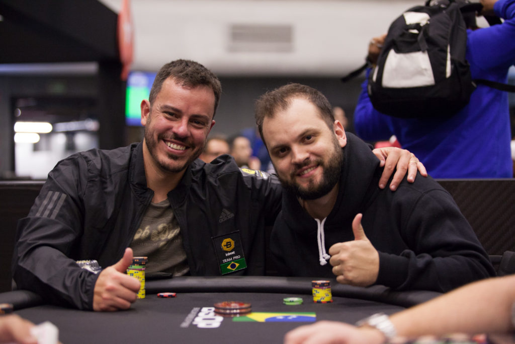 Paulo Gini e Saulo Sabino no BSOP Millions