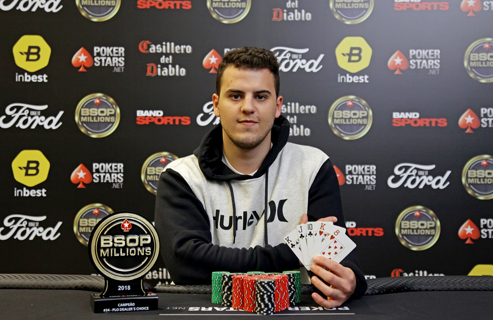 Bruno Gazotto - Campeão PLO Dealers Choice - BSOP Millions