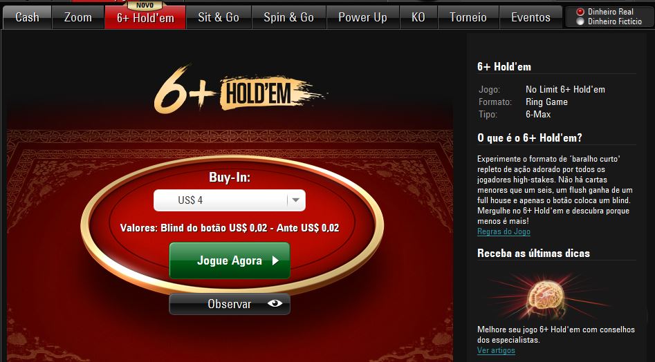 6+ Hold'em - PokerStars