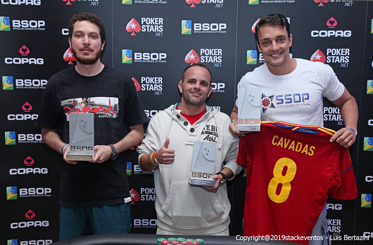 Francisco Correia, Leonardo Oliveira e João Cavadas - 6-Handed BSOP Salvador