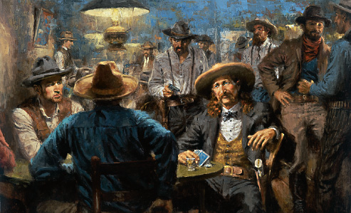 Ilustração de Wild Bill Hickock - Autor: Andy Thomas