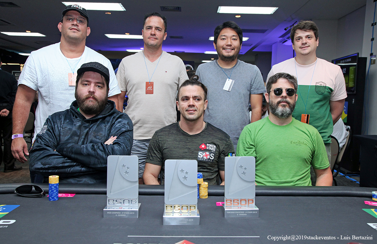 Mesa final do 6-Handed do BSOP Rio Quente