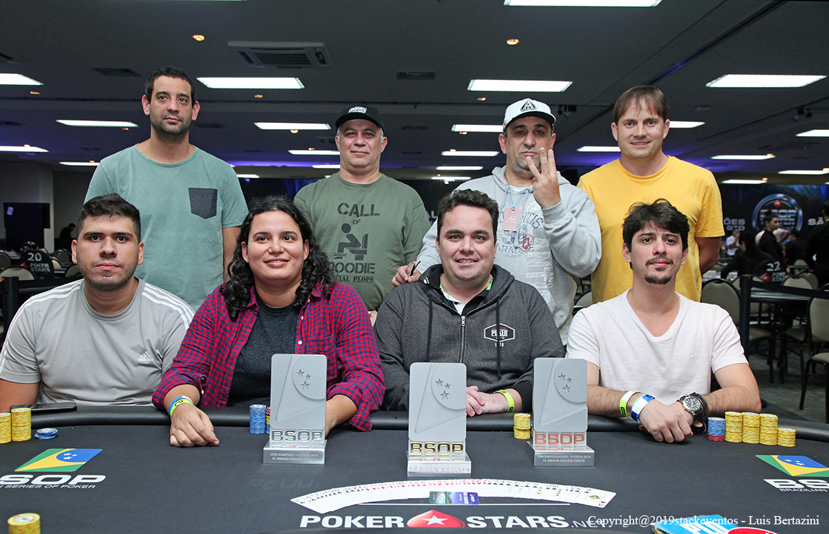 Mesa final do Dealers Choice do BSOP Rio Quente