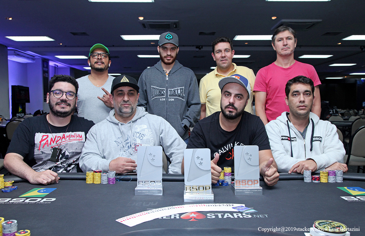 Mesa final do Turbo Knockout do BSOP Rio Quente