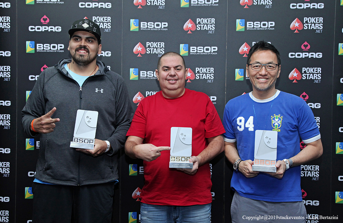 Finalistas do 6-Handed Turbo Knockout do BSOP Rio Quente