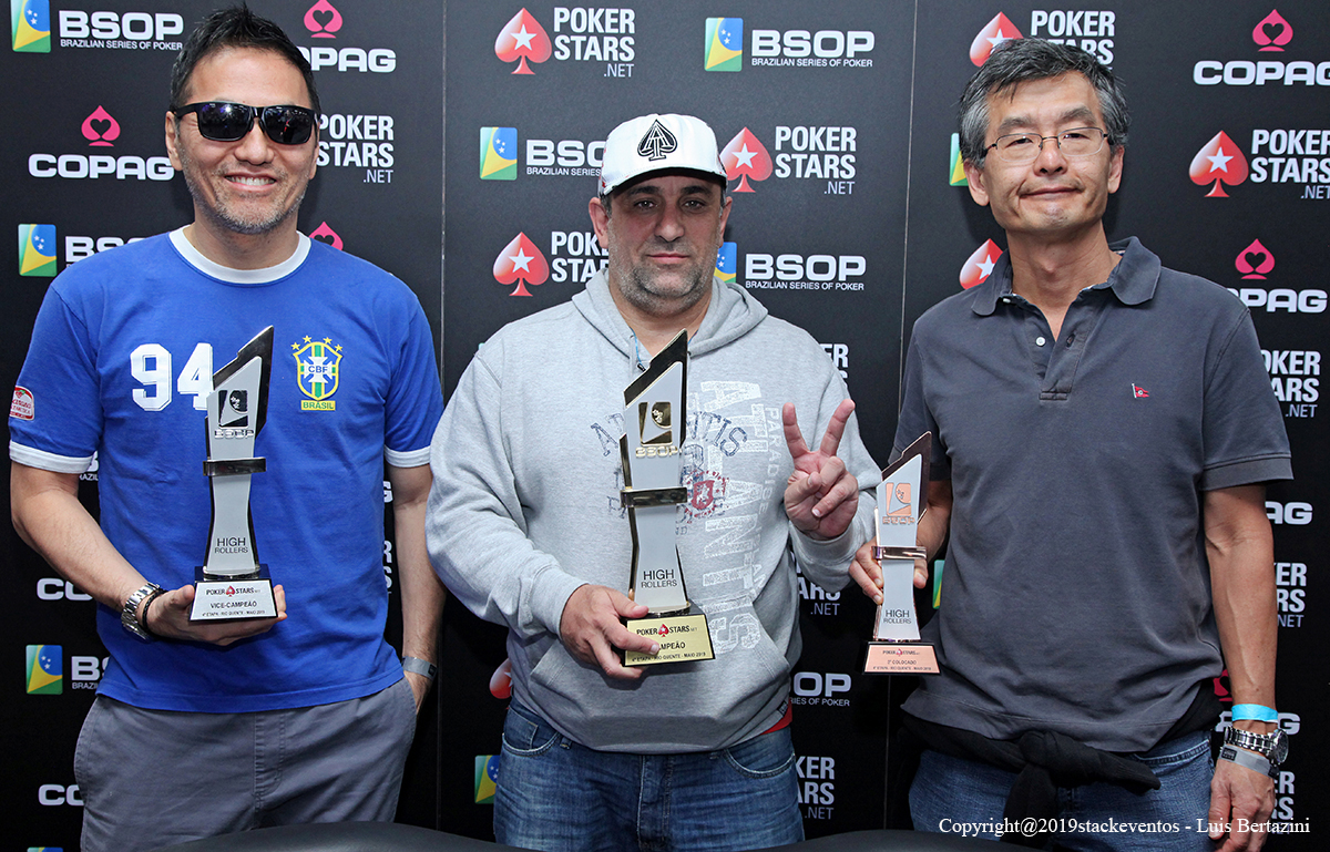 Finalistas do High Roller do BSOP Rio Quente