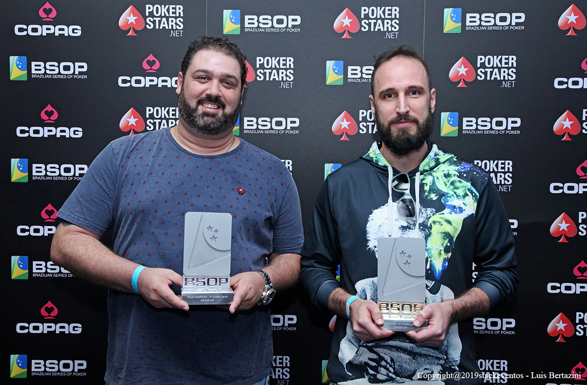 Finalistas do Heads-Up do BSOP Rio Quente