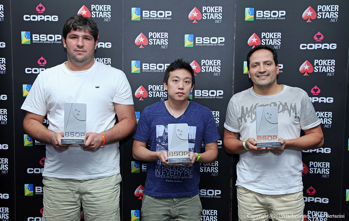 Finalistas do Pot-Limit Omaha do BSOP Rio Quente