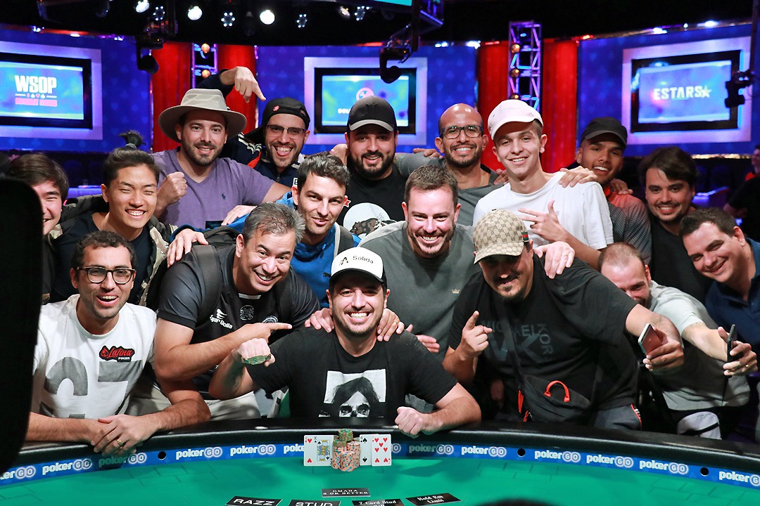 Murilo Figueredo e torcida – Campeão Evento #14 – WSOP