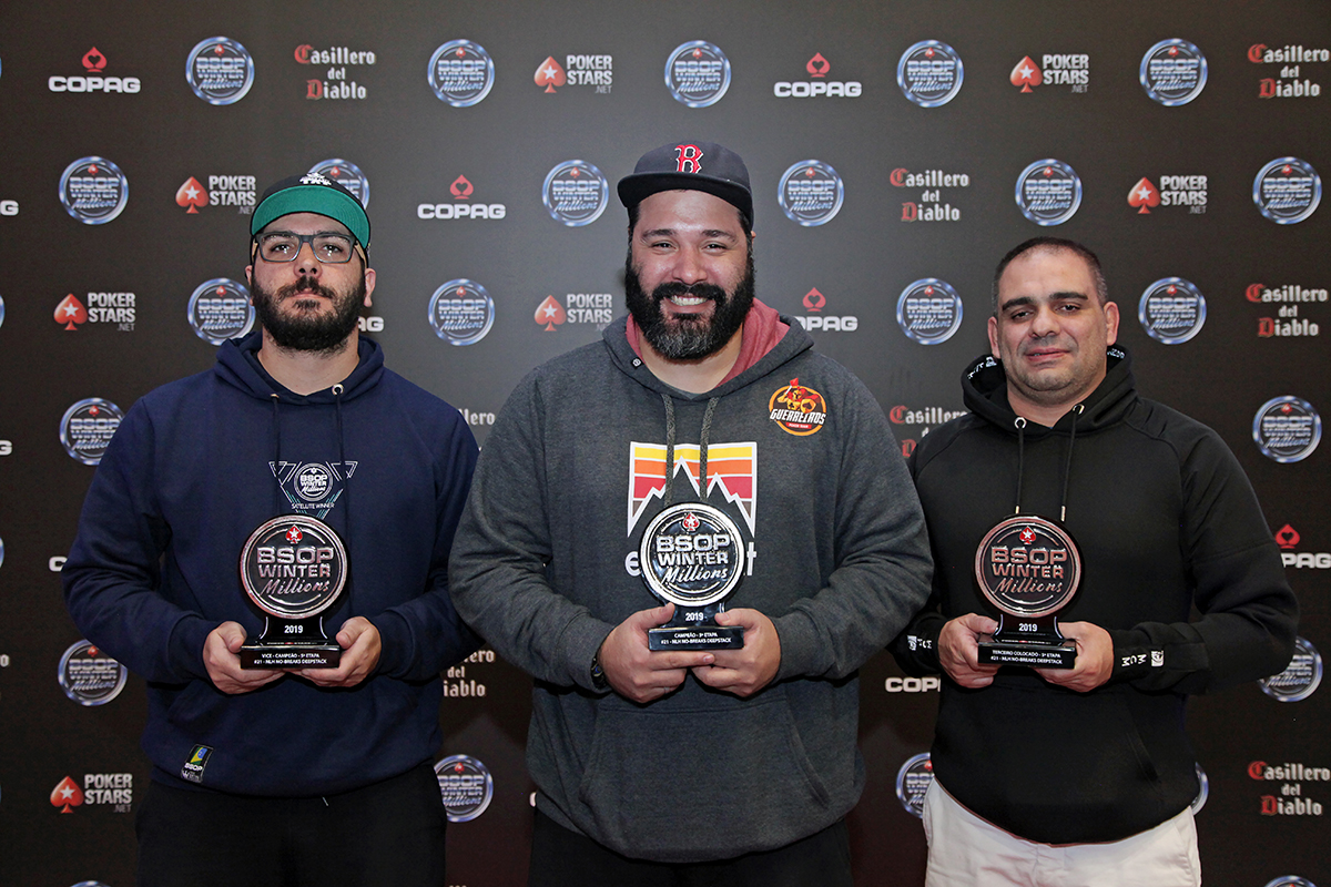 Finalistas do NoBreaks do BSOP Winter Millions