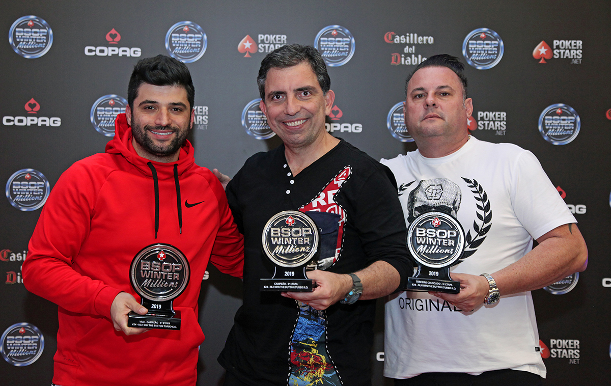 Finalistas do Win the Button do BSOP Winter Millions