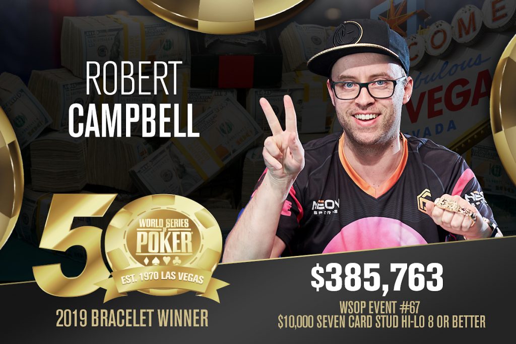 Robert Campbell campeão do Evento #67 da WSOP