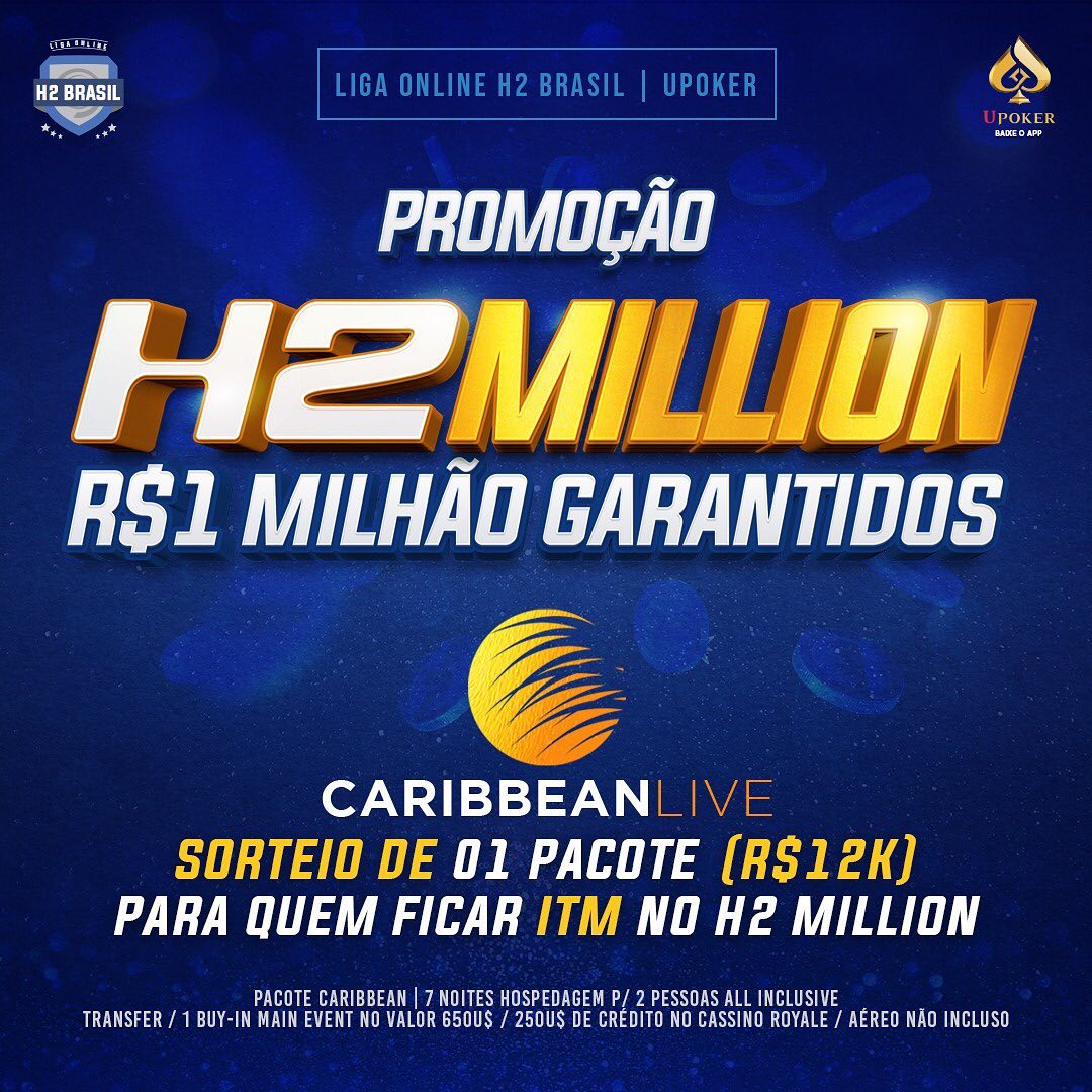 Promoção H2 Million - Caribbean Live