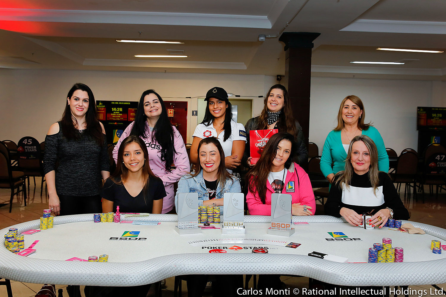 Mesa Final do Ladies Event do BSOP Gramado