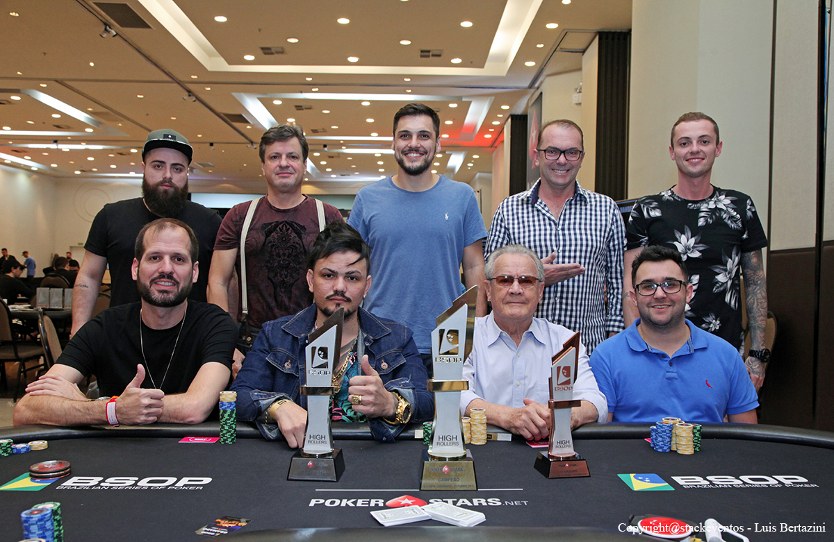 Mesa Final do High Roller do BSOP Gramado