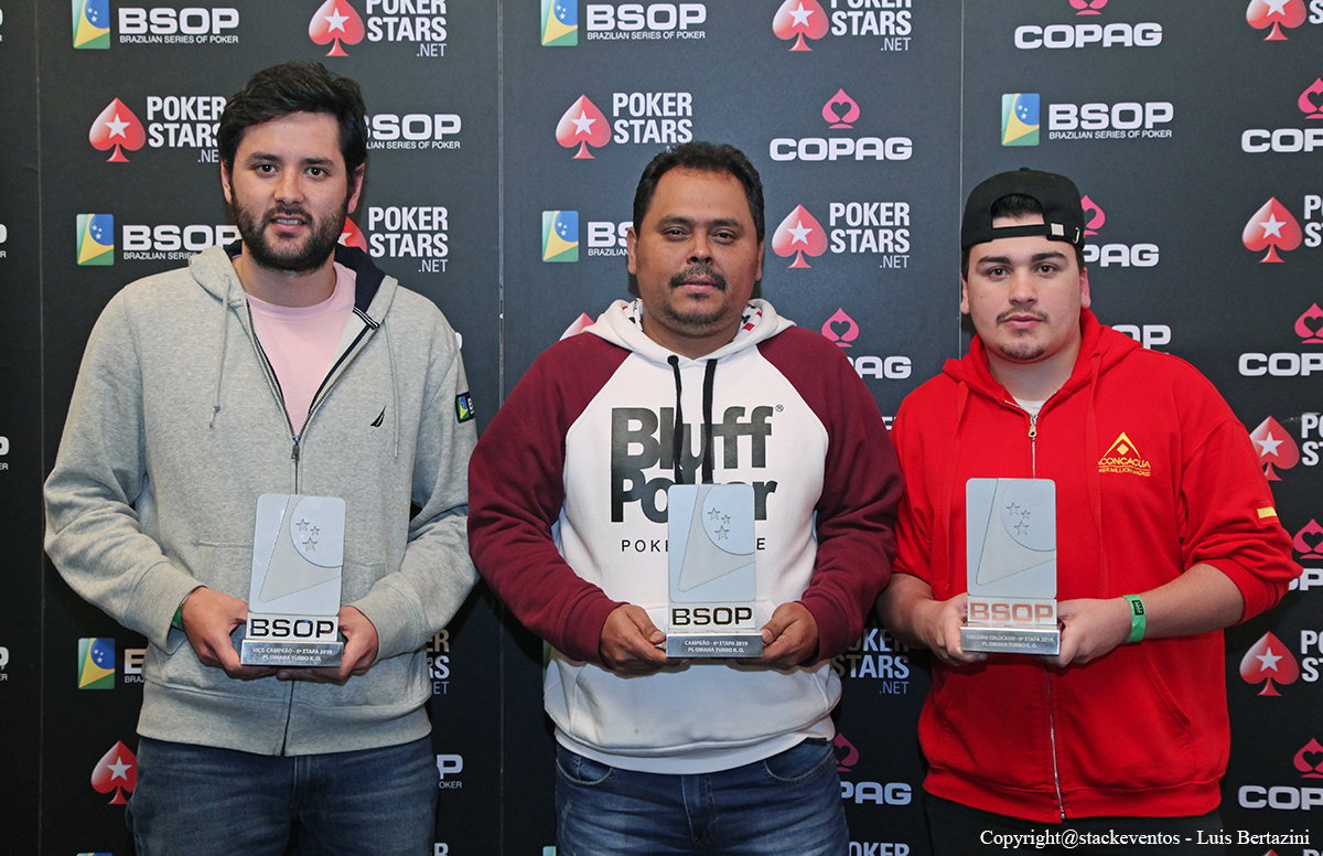 Finalistas do Pot-Limit Omaha Knockout do BSOP Gramado