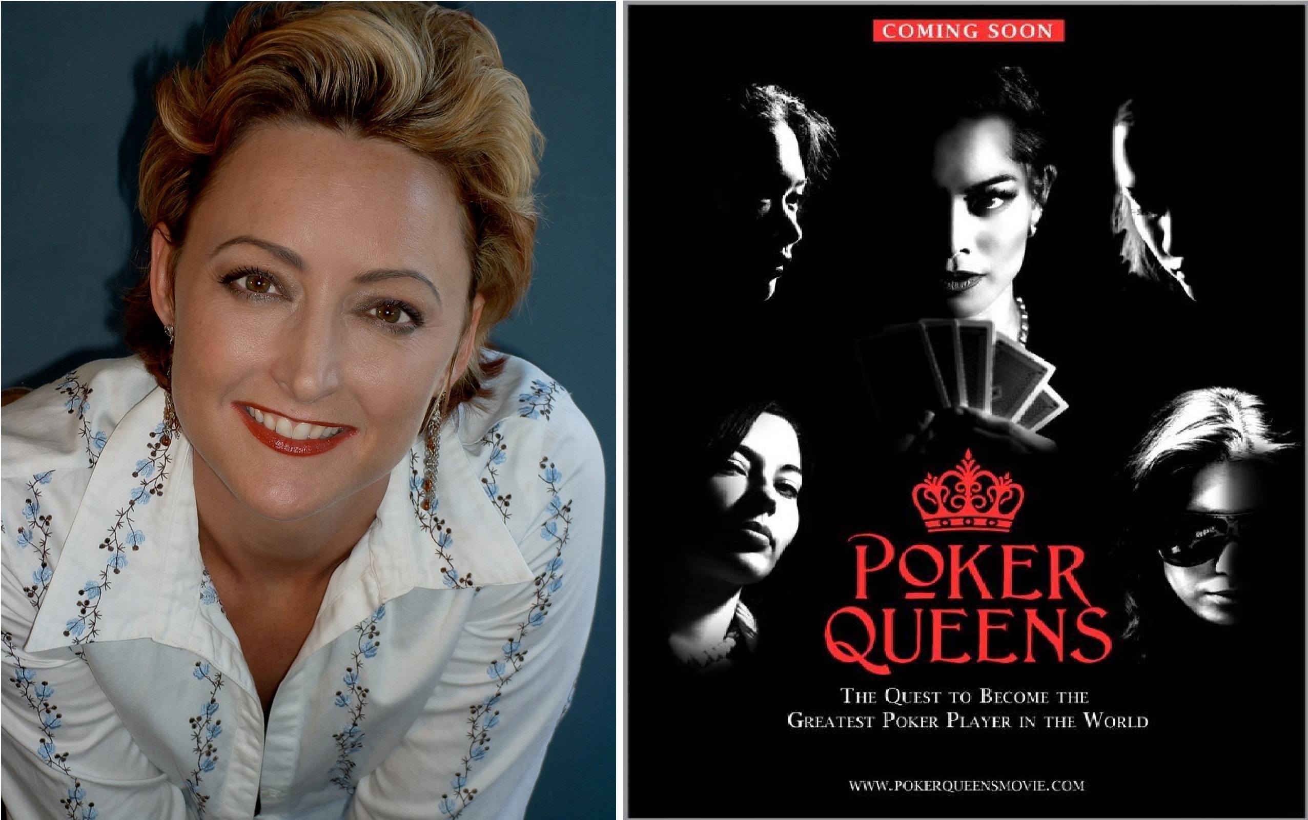 Sandra Background e o filme Poker Queens Movie Trailer