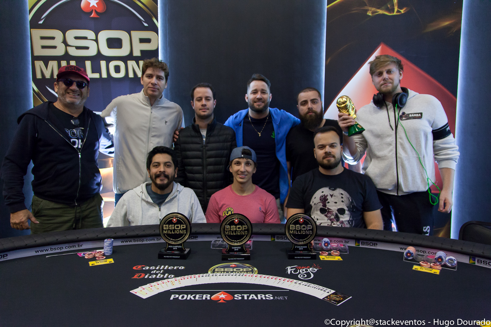 Mesa Final do Bit Pot Freezeout do BSOP Millions