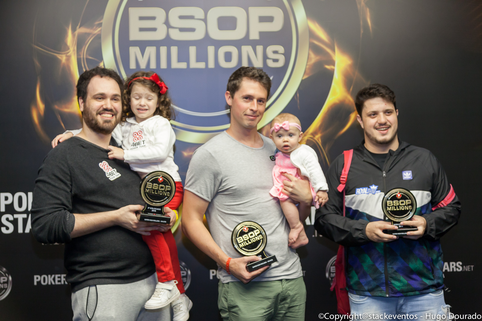 Pódio Super High Rollers - BSOP Millions