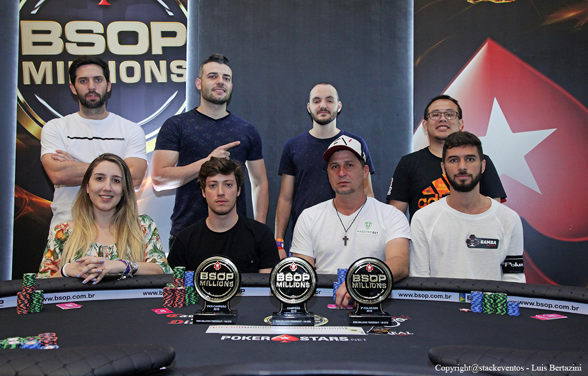 Mesa final do Mini Millions Freezeout do BSOP Millions