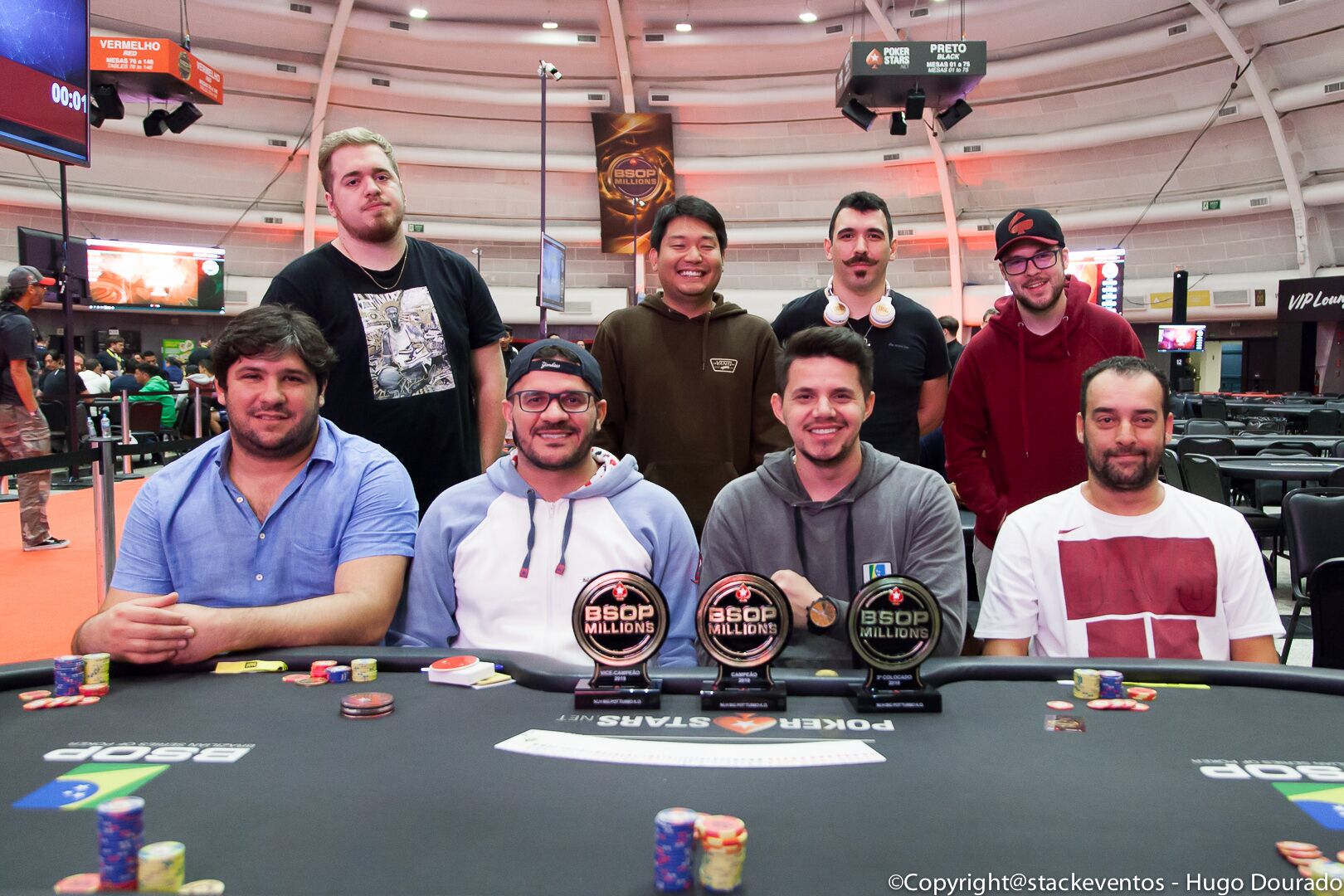 Mesa Final do Big Pot Turbo Knockout do BSOP Millions