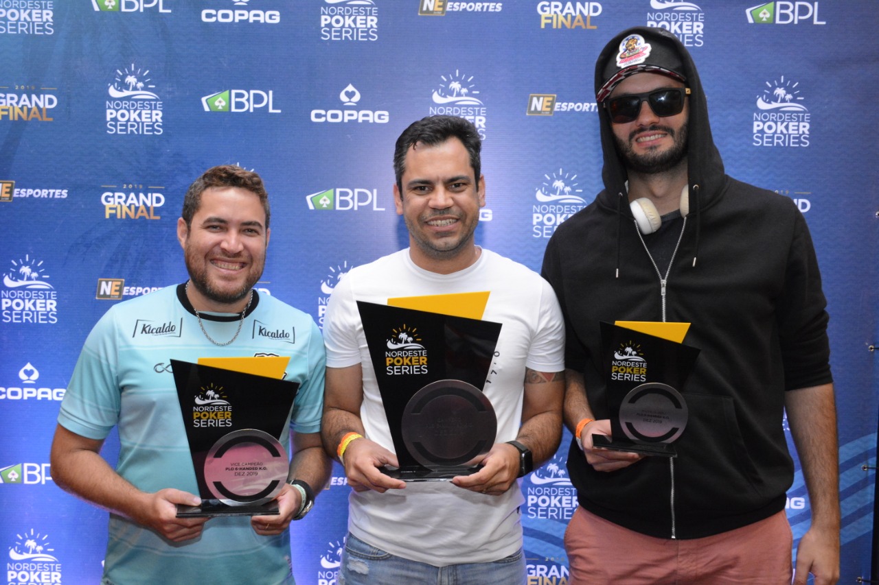 Pódio do 6-handed do Pot-Limit Omaha do NPS Grand Final