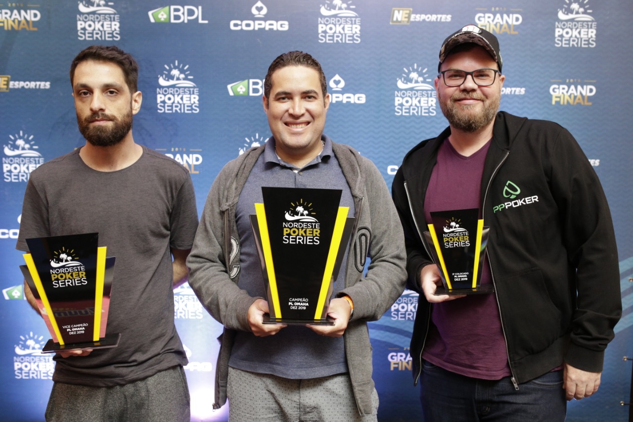 Pódio do Pot-Limit Omaha do NPS Grand Final