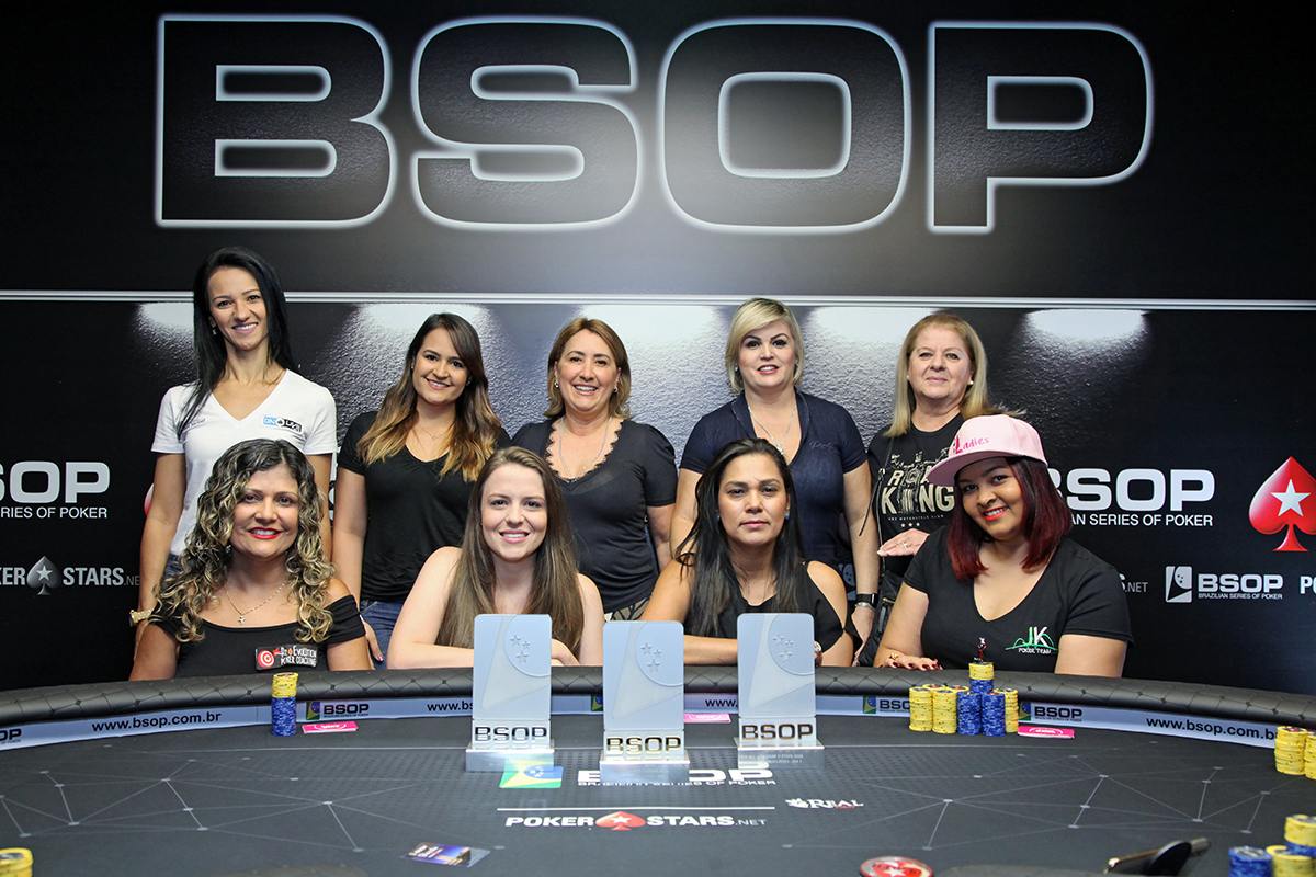 Mesa final do Ladies Event do BSOP Brasília