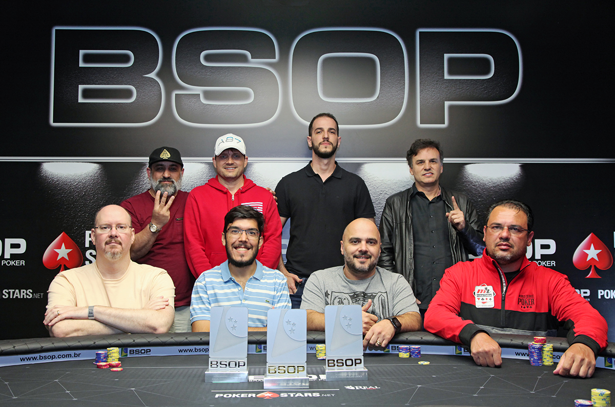 Mesa final do PLO Dealers Choice do BSOP Brasília