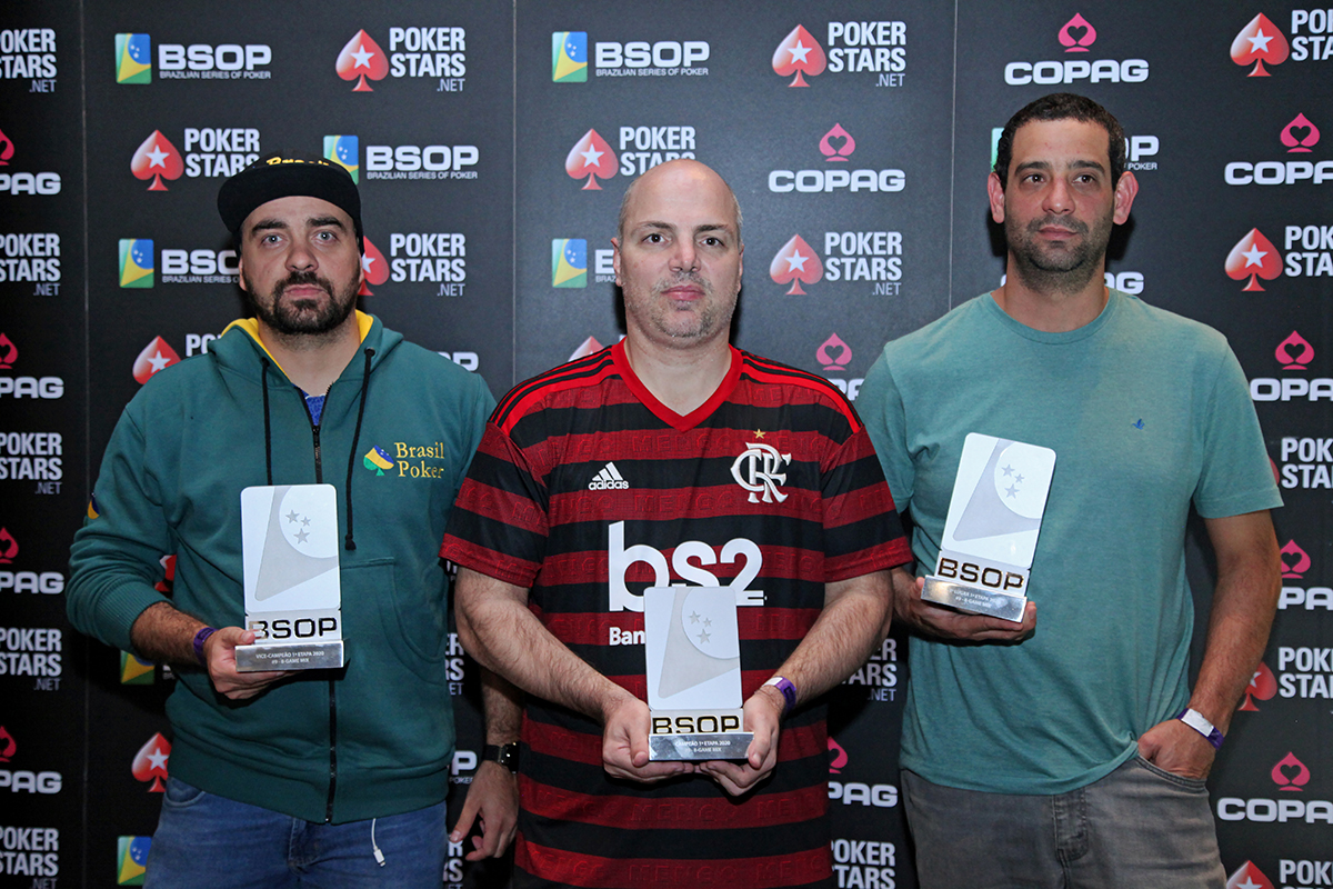 Pódio do 8-Game do BSOP Brasília