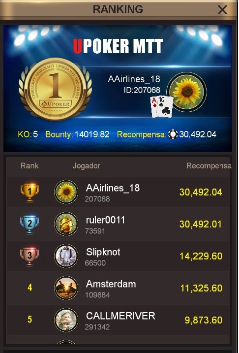 "AAirlines_18" - Liga Online H2 Brasil