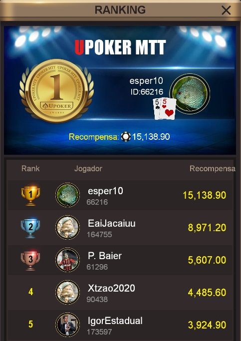 "esper10" - Liga Online H2 Brasil