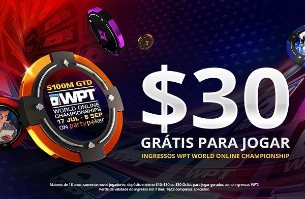 Promoção WPT World Online Championships - partypoker